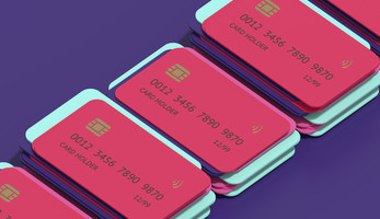 Illustrated credit cards