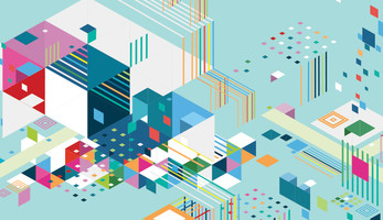 Dashboard hero art - abstract imagery