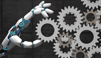 Robot arm adjusting gear