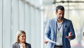 IT leaders in an office space