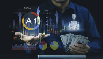 AI in banking concept