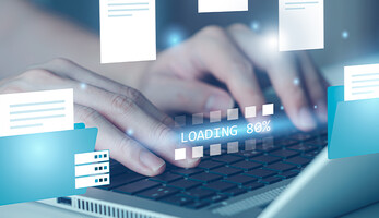 Person using computer