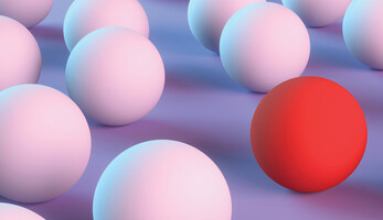 3D rendering of a business concept