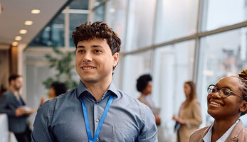 People at a conference