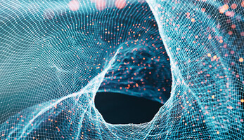 data gravity abstract concept art