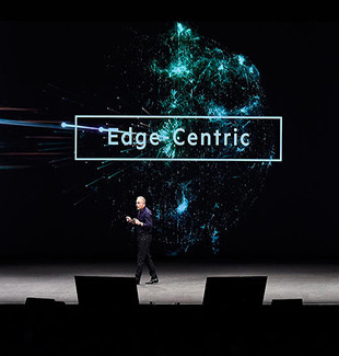 Hewlett Packard Enterprise CEO Antoni Neri speaks at the HPE Discover 2018 conference in Las Vegas.