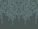 Electronic circuit abstract vector background.