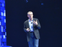 VMware CEO Pat Gelsinger speaks during the opening keynote of VMworld 2018
