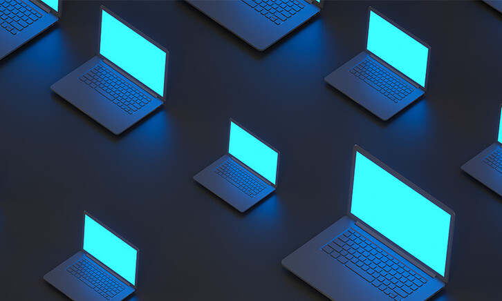 collection of laptops