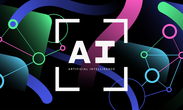 Colorful AI concept