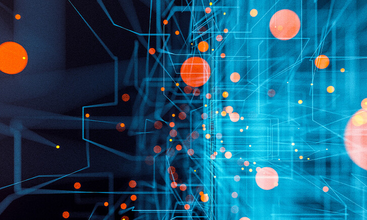 Abstract image of networking 