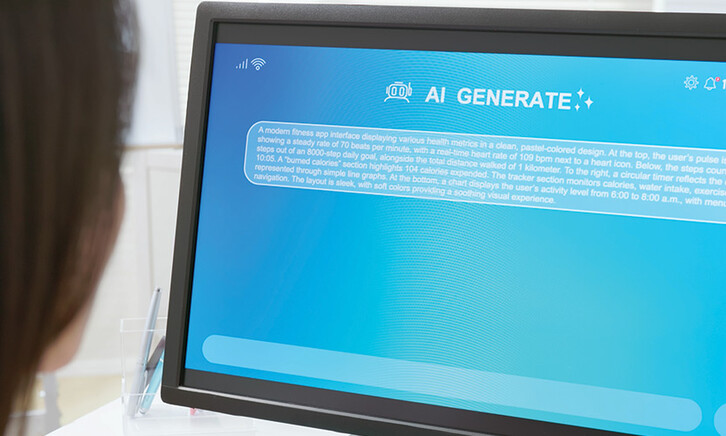computer screen AI Generate