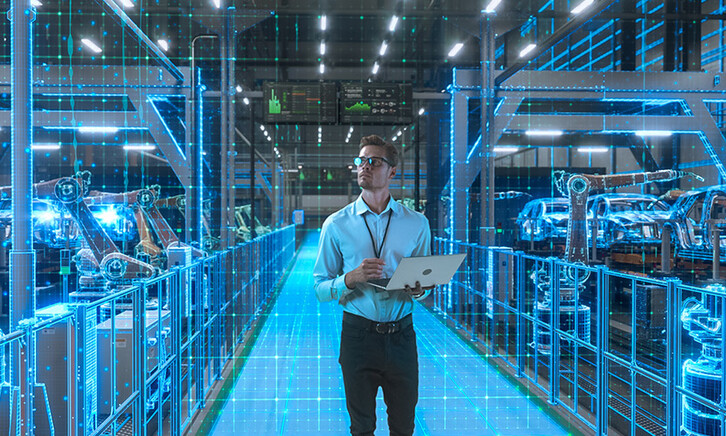 Person working in factory