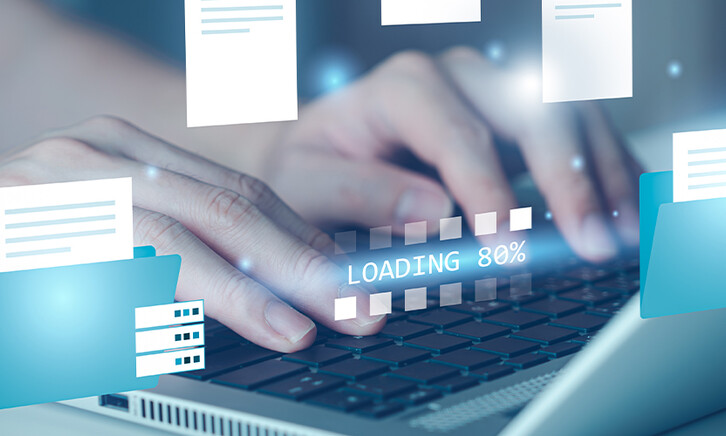 Person using computer