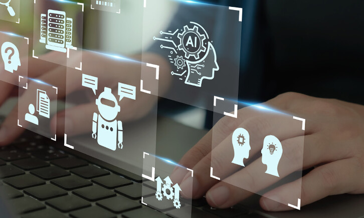 Person using AI tools