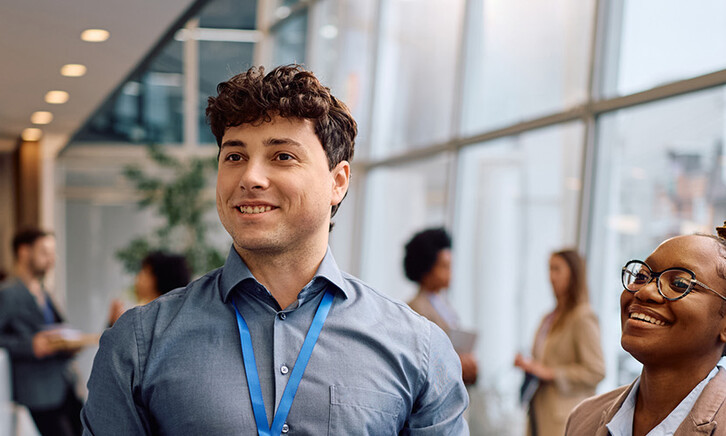 People at a conference