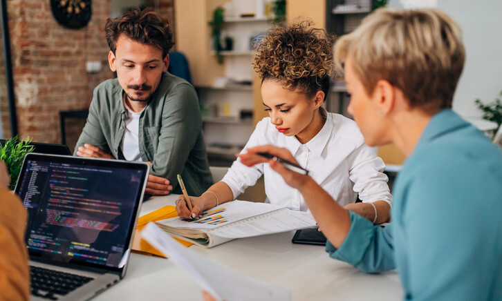 Small business cybersecurity team
