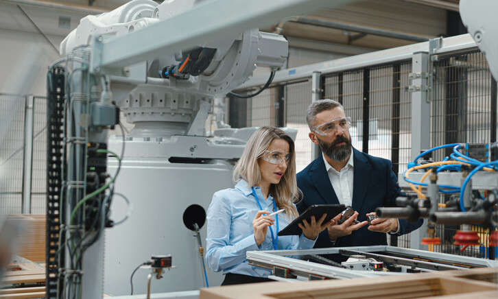 AI at a manufacturing facility
