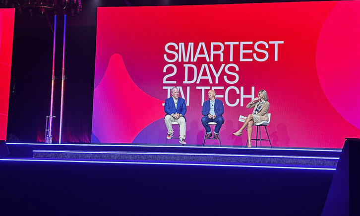 IT leaders on stage