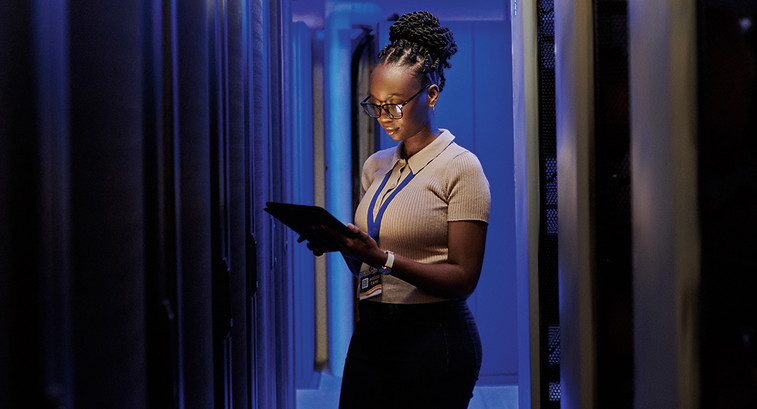 IT professional server room