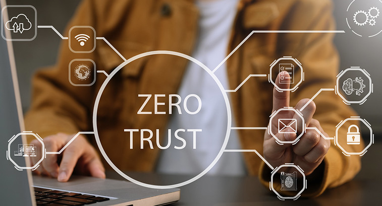 Zero trust security concept
