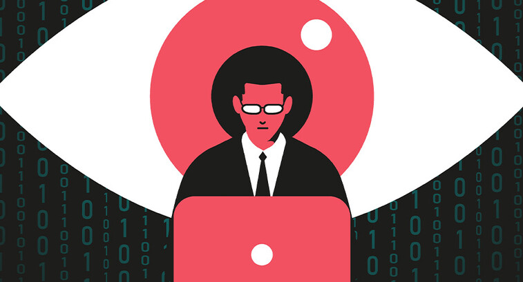 Illustration of Ransomware Security Threat