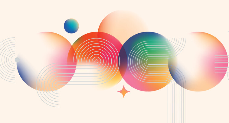 Abstract colorful graphic 