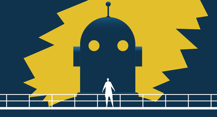 Illustration of AI robot 