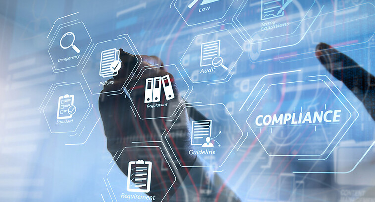 Person using interactive screen to access apps