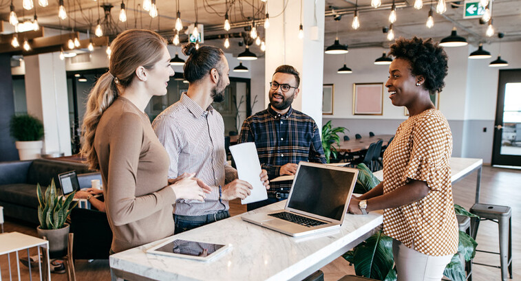 SMBpeople in coworking space