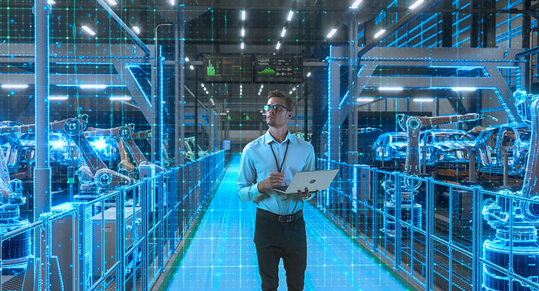 Person working in factory