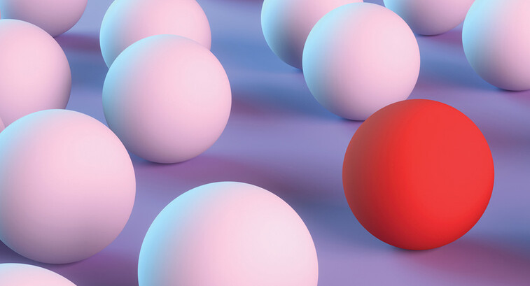 3D rendering of a business concept