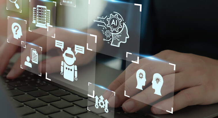 Person using AI tools