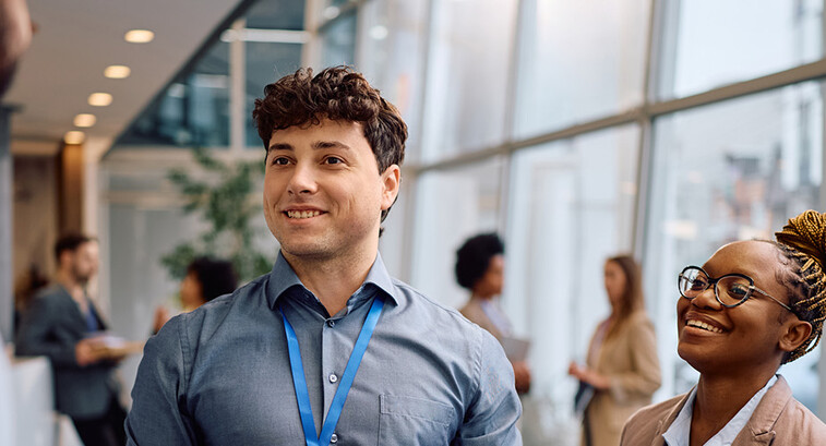 People at a conference