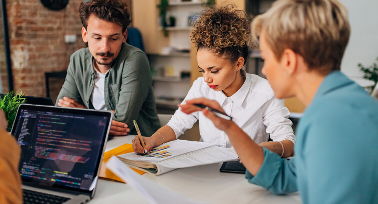 Small business cybersecurity team
