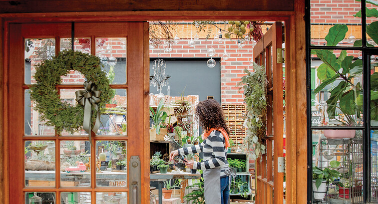 A small business opens its doors