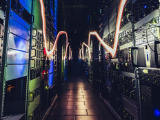 Inside a data center 