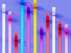 Bar graph made of colorful duct tapes