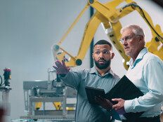 IT leaders in a manufacturing facility