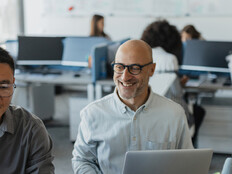 People collaborating in the office