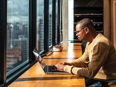 Man in Office at laptop