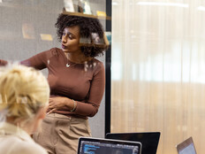 Group of employees in a meeting