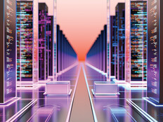abstract image of data on prem within an IT environment