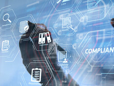 Person using interactive screen to access apps