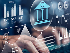 Person using financial website