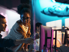 Coworkers collaborating