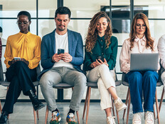 People using devices