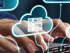 Person connected to the cloud