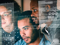 cybersecurity team looking at reports