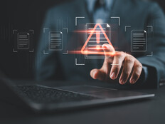 Man evaluating security risk